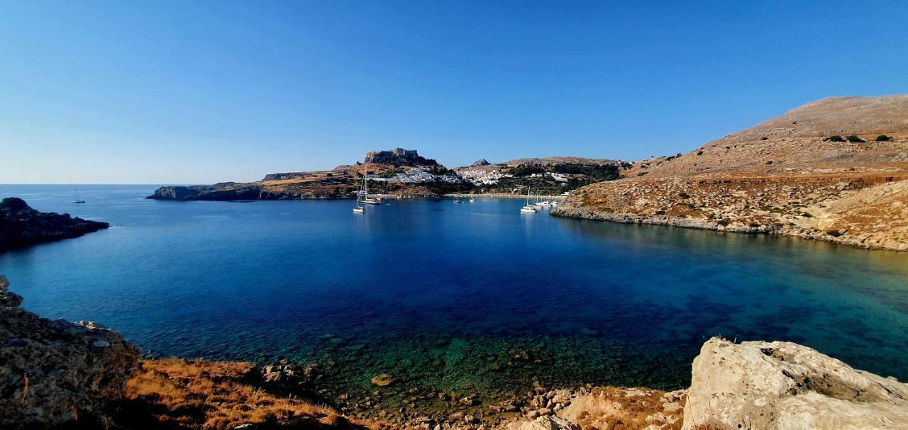 The Olive Tree Villa Lindos Exteriér fotografie